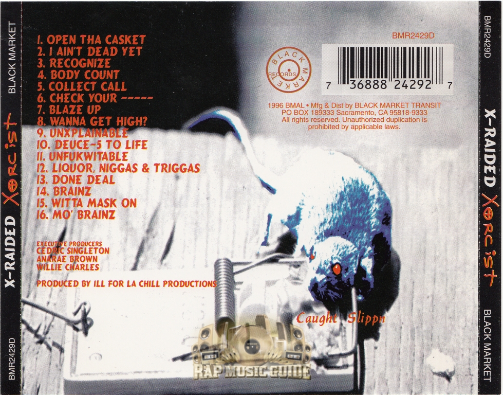 XRaided Xorcist 1st Press. CD Rap Music Guide